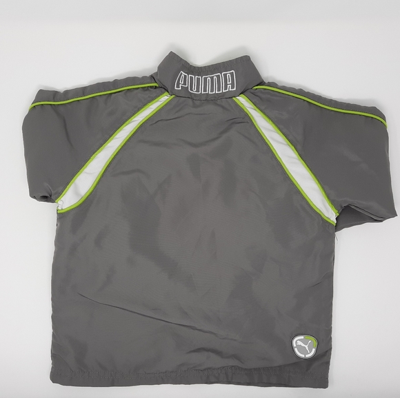Youth Boys 1/4 Zip Up Gray Puma Jacket 4T - Picture 4 of 6